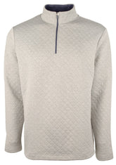 Men's Quay Heather Quilt Pullover-HG-Small